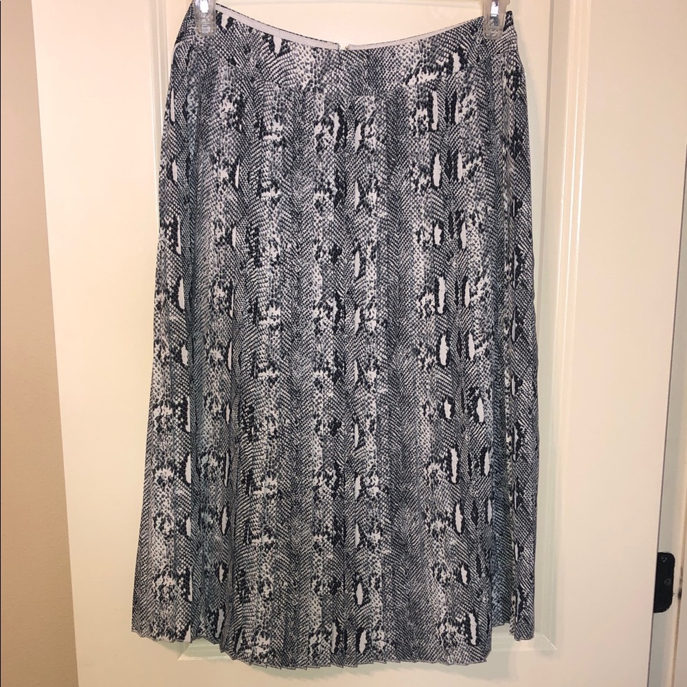 J. Crew Black and White Maxi Skirt